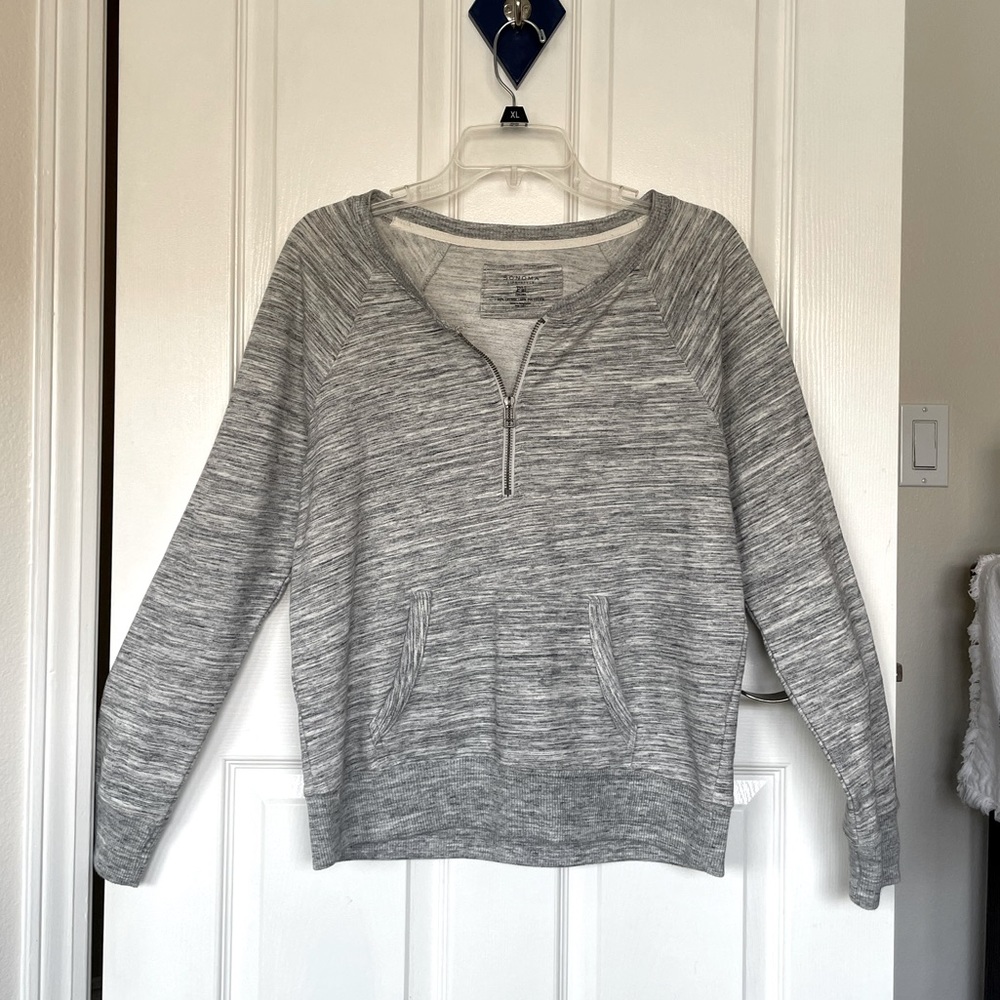 Heather Gray Quarter Zip